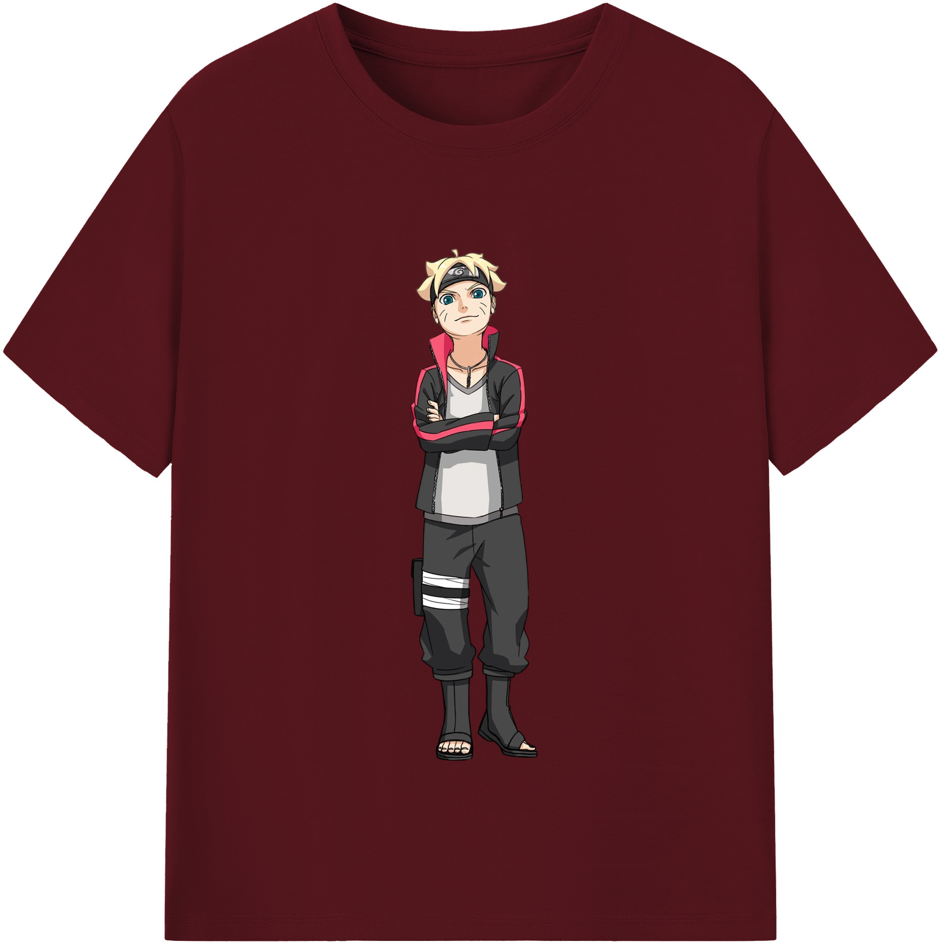 （画像用） NARUTO -ナルト- うずまき ボルト Uzumaki Boruto 綿100％半袖Tシャツ（フロントプリント）